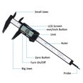 thumbnail image 3 of Digital Electronic Caliper, Measuring Tool 0-6" With Large LCD Display, High Strength Plastic Calipers, 3 of 5