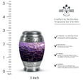 thumbnail image 2 of Yatskia Gold and Purple Mini Keepsake Urns For Human Ashes Adult Mom, Small Urn For Human Ashes Adult Dad, (Monar Pack of 4, 3 Inch), 2 of 8