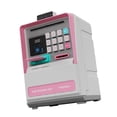 thumbnail image 4 of Alcancía electrónica con cajero automático, con tarjeta, contraseña y reconocimiento, tarro pequeño para dinero para niños de 3, 4, 5, 6, 7 y 8 años rosa, 4 of 8