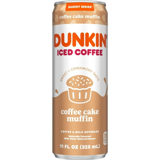 Dunkin' Coffee Cake Muffin Iced Coffee 11 fl oz