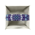 thumbnail image 4 of FUIALDOLG Tissue Box Cover, Purple Mandala Flower Square Tissue Box Holder with Bottom Belt - Waterproof PU Leather Home Decorative Organizer for Tabletop, Bathroom, Car, Office, 4 of 7