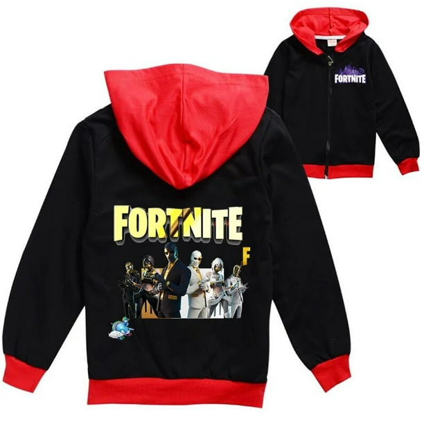 Sudaderas de fortnite para ninos jersey de gran tamano ropa de calle holgada sudadera basica de hip hop regalo de Navidad y Halloween Walmart en linea