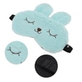 thumbnail image 3 of Unique Bargains Soft Cartoon Rabbit Sleep Mask Eye Shade Cover for Travel for Rest Blue, 3 of 6