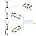 thumbnail image 4 of Uxcell 36" Long Hook Rings Connectors Pendant Light Fixture Chain Bronze 1 Set, 4 of 5