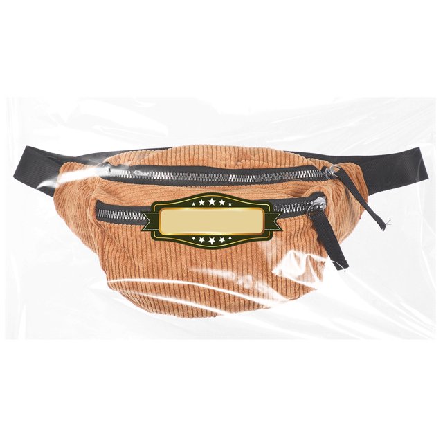 unbranded Bolso De Pecho Y Cintura Marrón Con Prácticas Para Viajes Y Uso Diario