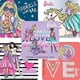 thumbnail image 1 of Pegatinas Barbie Modern Princess, 100 por paquete, 5 diseños, 1 of 1