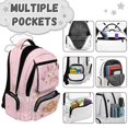 thumbnail image 7 of Bulopur Pink Axolotl Kids Backpack for Girls, Cute School Bag Lightweight/Breathable/Durable/Waterproof Multi-Pocket Book Bag for Kids 6-12 Back to School, 7 of 7