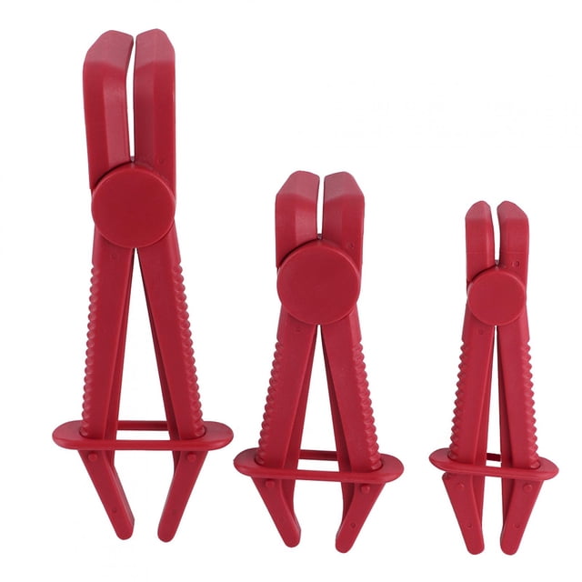 3pcs Nylon Flexible Hose Line Clamp Pliers Set for Brake Fuel Gas Coolant Radiator Hoses