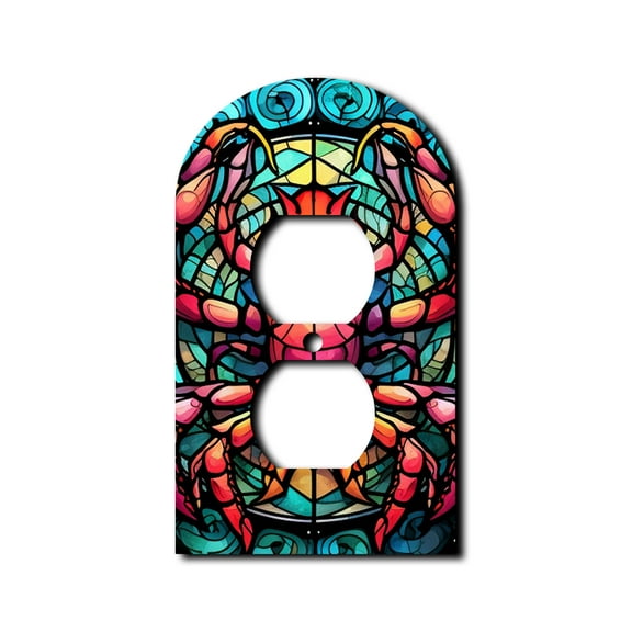 Off The Wall Plates - Scorpio Zodiac Classic Decorative Acrylic Cover Single Outlet Wallplate