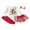 Red White, variant on RUINIXCW Newborn Baby Boy Girl My First Christmas Outfit Infant Girls Fall Winter Clothes Letters Romper and Plaid Skirt Headband Long Socks 4Pcs Set
