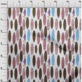 thumbnail image 3 of oneOone Cotton Jersey Maroon Fabric Beach Hawai Craft Projects Decor Fabric Printed By The Yard 58 Inch Wide, 3 of 4