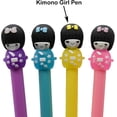 thumbnail image 3 of 16 PCS Japanese Doll Gel Pens Cute Cartoon Kimono Girl Pen Small Fresh Black Ink for Girls Students Women, 3 of 7