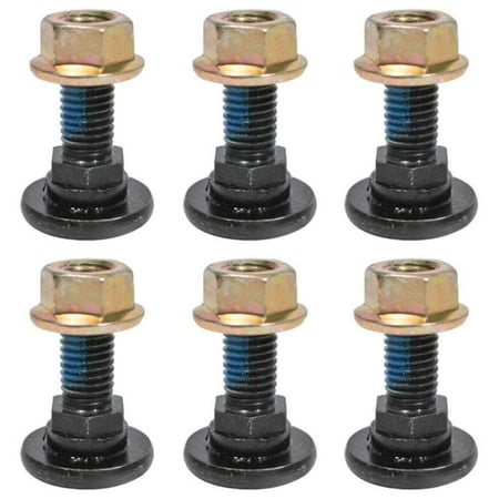 Set of 6 Blade Bolt & Nut Fits John Deere 500R 525 530 535 625 630 635 730 735 830 835 910 915 916 920 925 926 930 935 936 945 946 955 956 990 994 995 Models Replaces AE71254 E80242m E92221 FH313555