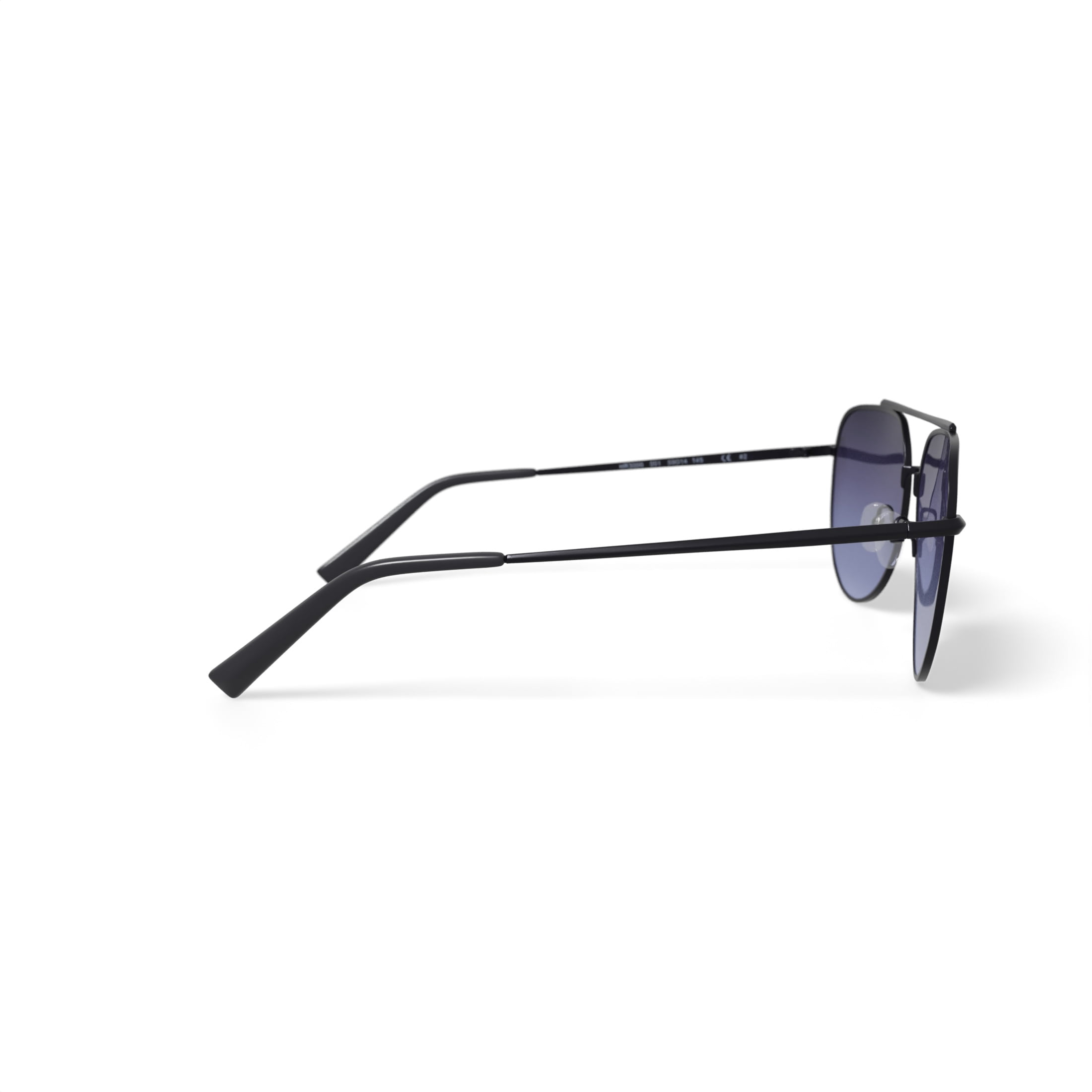 Harper and Roe HR3000 Sunglasses with Case, Black, Aviator, Metal, 59-14-145