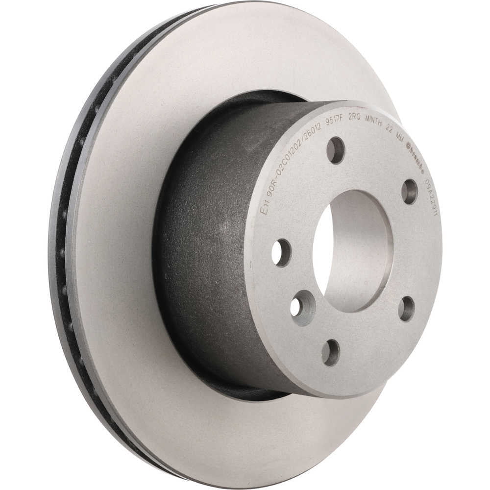Brembo KT00490 ceramic brake pad and UV coated vented brake disc kit