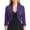 Purple, variant on ZIYIXIN Women Shrug Open Front Bolero Cardigan Long Sleeve Cropped Sweater Jacket Plus Size Purple 2XL