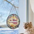 thumbnail image 5 of Latvia Travel Decor Suncatcher Stained Glass Window Hanging, Gift for Traveller, Collection of Country Travel Souvenirs for Family and Friends, Latvia Map and Flag Décor, 5 of 6