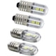 thumbnail image 2 of Paquete de 10, bombilla LED E10 de 120 VCA o CC, luz indicadora superbrillante de 100 lúmenes para entretenimiento, bombillas navideñas, Color blanco cálido, 2 of 5