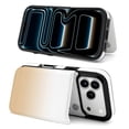 thumbnail image 6 of Wallet Case For Apple iPhone Air / 17 Pro / 17 Pro Max Series with Card Holder, PU Leather Kickstand Card Slots Screen Protector Included For iPhone 17 Series, Gold Fade White, 6 of 8