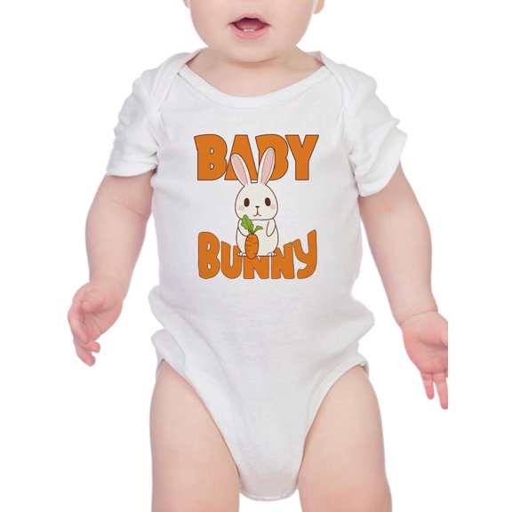 Baby Bunny Cartoon Style Bodysuit Baby's -SmartPrintsInk Designs