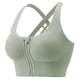 thumbnail image 1 of Sujetador deportivo de fitness de gran tamaño con realce a prueba de golpes y alta resistencia Xia Mei Sujetador integrado en la espalda con cremallera frontal Ropa interior deportiva para mujer, 1 of 6