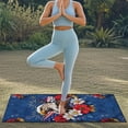 thumbnail image 5 of KUIFORTI 250 Years Eagle Floral Car Front Seat Covers Versatile Auto Accessories with Storage Bag Quick-Dry Portable for Yoga,Gym,Workout,Sports,Running,Camping and Beach 60 x 33 Inch, 5 of 7