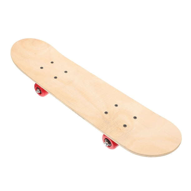 1pc en blanco patineta cubierta de madera plataforma patineta diy pintado a mano patineta