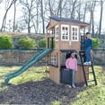 thumbnail image 5 of KidKraft Cliffbrook Wooden Outdoor Two-Story Playhouse with Slide, 5 of 19