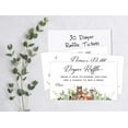 thumbnail image 4 of Inkdotpot 30Baby ShowerDiaper Raffle Ticket Lottery Insert Cards Supplies Games For Baby Shower Party Jungle Animals Bring A Pack Of Diapers To Win Favors Gifts And Prizes, 4 of 5