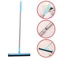thumbnail image 5 of WOVTE Floor Squeegee,3Parts Long Handle Rubber Wiper Clean Scraper Water Squeegee Wet Room Mop Window Squeegee for Garage Bathroom Shower Floor (Blue), 5 of 6