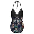 thumbnail image 6 of My Hero Academia Animation Women's Swimwear Strap One Piece Backless Tummy Control V Neck Swimsuit Summer Beach Vacation Bathing Suit, 6 of 7
