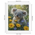 thumbnail image 2 of Paint By Numbers Kit for Adults Beginner - DIY Koala Among Vibrant Wildflowers Canvas Painting Kits for Adults, Frameless Paint By Number for Adults for Home Wall Decor 16x20 Inch, 2 of 7