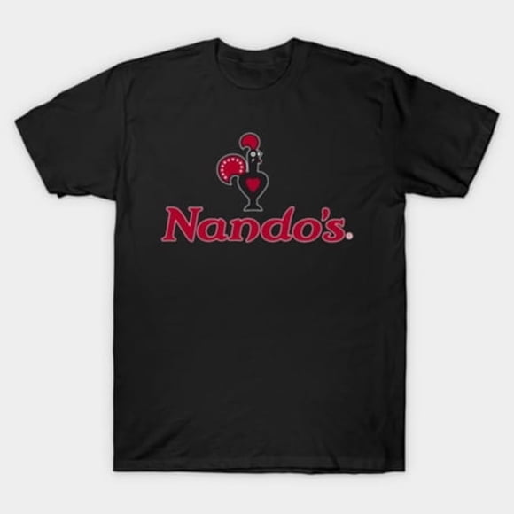 T-Shirt Unisexe Rétro Nandos Restaurant Style Vintage Restauration Rapide Poulet Logo Art, Tailles jusqu'à 3TG