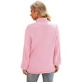thumbnail image 3 of Aiyino Women's Turtleneck Batwing Sleeve Loose Oversized Chunky Knitted Pullover Sweater Jumper Tops, 3 of 9