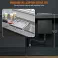 thumbnail image 6 of VEVOR Drop in Ice Chest, 14"L x 12"W x 18"H Stainless Steel Ice Cooler, Commercial Ice Bin with Cover, 40 qt Outdoor Kitchen Ice Bar, Drain-pipe and Drain Plug Included, for Cold Wine Beer, 6 of 9