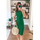 thumbnail image 5 of Vestido PRETTYGARDEN 2025 Midi Ajustado Sin Mangas Verde Talle S, 5 of 7