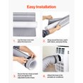 thumbnail image 4 of VEVOR Air Conditioner Hose Cover Wrap Universal Portable AC Hose Insulation Sleeve, 4 of 9