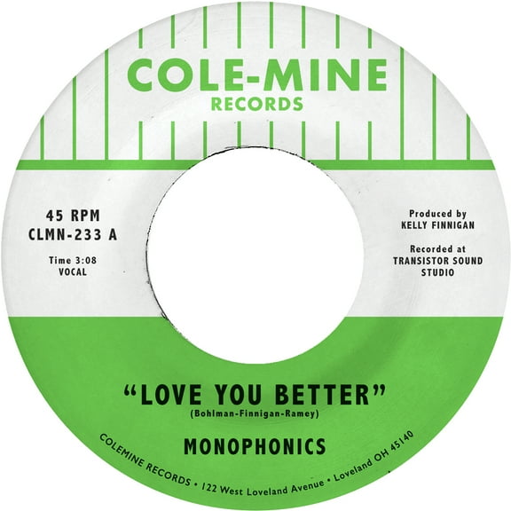 Monophonics / Finnigan,Kelly - Love You Better / Shape Of My Teardrops - Music & Performance - Vinyl [7-Inch]