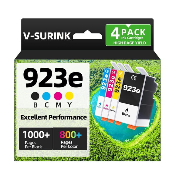 Cartuchos de tinta V-Surink 923XL negros y de color para HP 8130e
