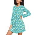 thumbnail image 3 of joogoo Cartoon Summer Umbrellas Women's Long Sleeve Nightgown Sleepwear XL, 3 of 8
