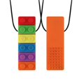 thumbnail image 1 of 1pc Bebé Mordedor Sensorial Colgante Collar Niños Silicona Morder Para Recién Nacidos Lápiz Topper Juguete Gao Jiahui unisex, 1 of 2