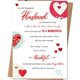 thumbnail image 1 of Tarjeta de San Valentín HEJOYN, regalo romántico para esposo, 8 x 13 cm, 1 of 7