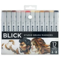 Blick Studio Brush Markers -  Portrait Colors, Set of 12