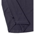 thumbnail image 3 of Cuts Clothing Men's Curve Hem V-Neck 4 Way Stretch Tee T-Shirt (Small, Cast Iron), 3 of 3