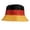 Red, variant on Flag Pattern Bucket Hat Merchandise for Supporters Game Day Events and Outdoor Activities