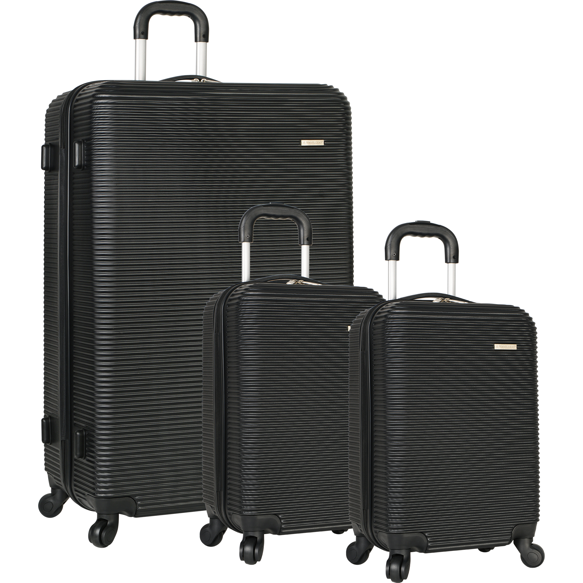 Travel Gear Hardside Spinner 3 Piece Luggage Set
