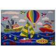 thumbnail image 1 of Fun Rugs Rectangle Multi-Colored Marina Nylon Kids Rug, 1 of 2