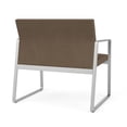 thumbnail image 5 of Gansett Reception Waiting Room Healthcare Bariatric Chair / Silver Steel / Brown, 5 of 5