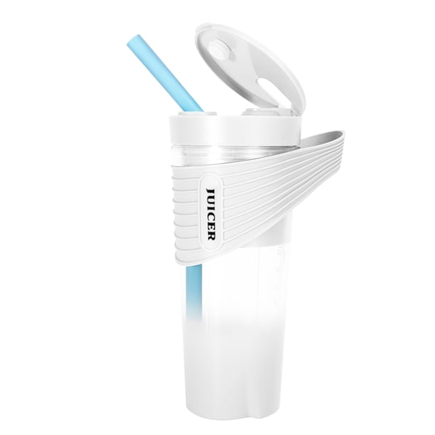Exprimidor USB inalámbrico de 400 ml, 150 W, resistente al agua, licuadoras portátiles (blanco) Tmvgtek Libre de BPA