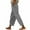 Grey, variant on Yubnlvae Women's High Waist Wide Leg Cropped Pants with Pockets Black L